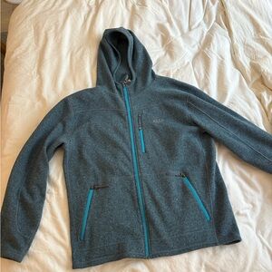 Stio Men’s Wilcox Fleece Hoodie - Blue - XL
